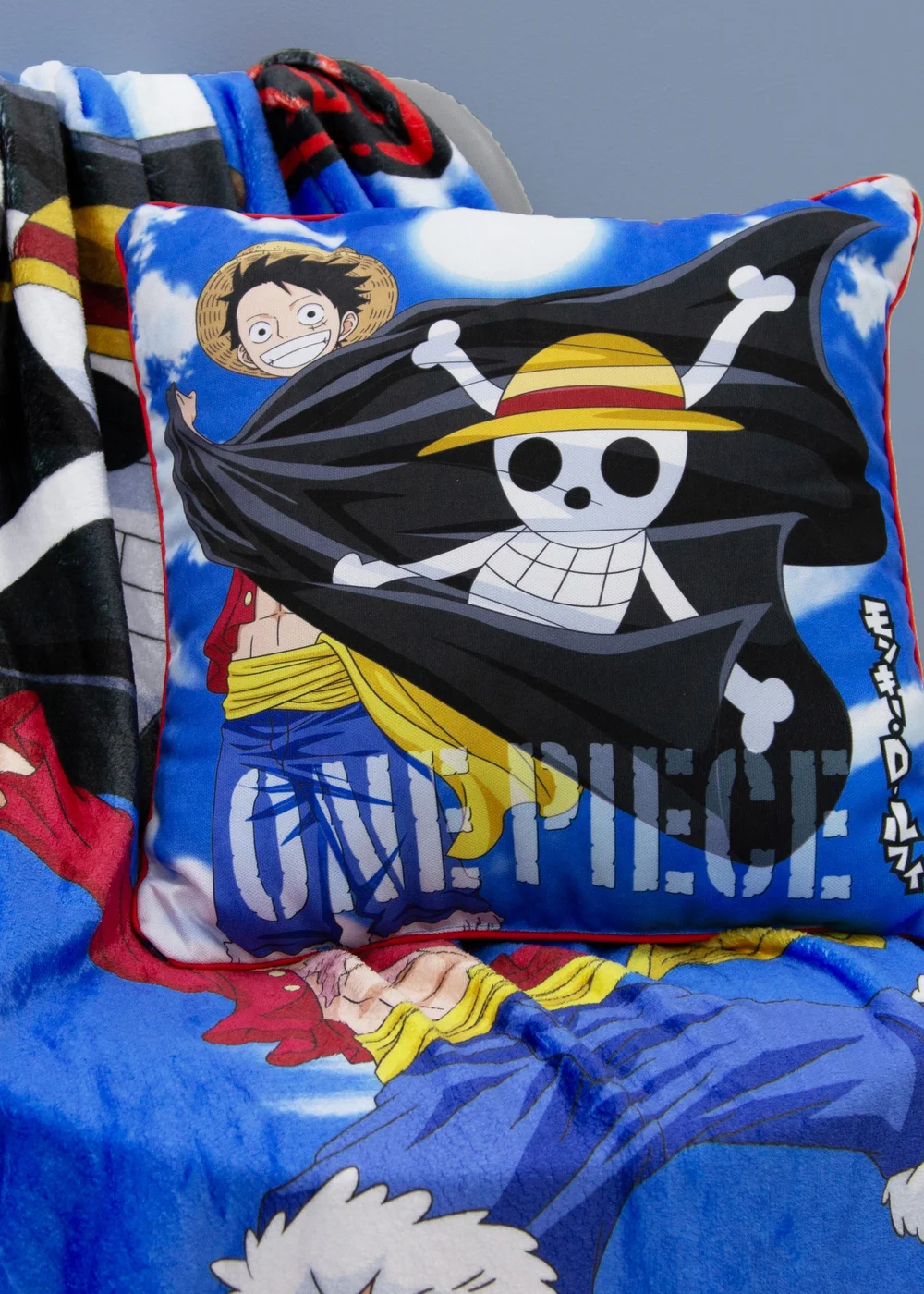One Piece Luffy Square Decorative Cushion - One Size Image 2