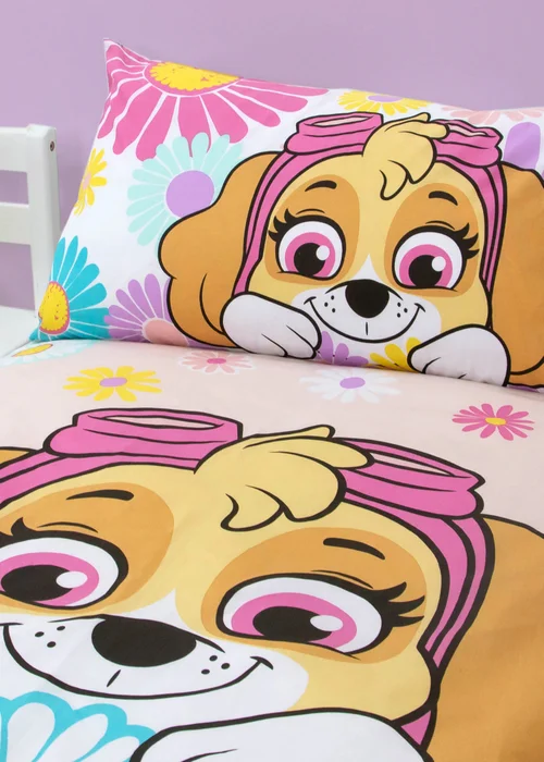 Paw Patrol Polycotton Reversible 2 Piece Duvet Cover - Junior Image 3