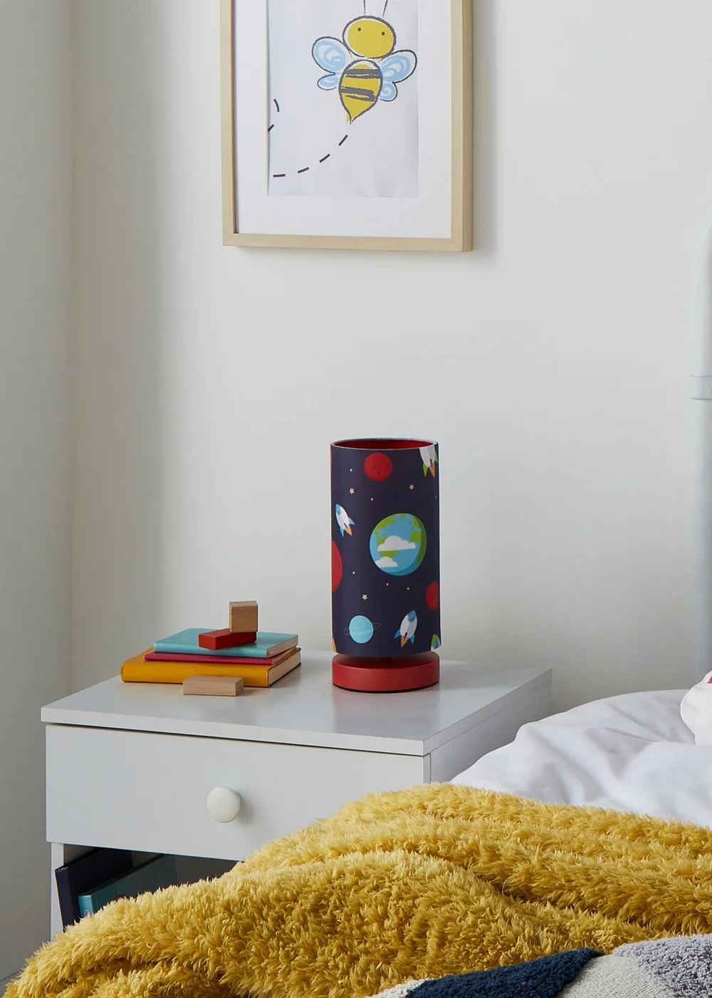 Glow Outer Space Integrated LED Table Lamp (26cm x 12cm) - One Size Image 1