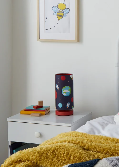 Glow Outer Space Integrated LED Table Lamp (26cm x 12cm) - One Size Image 1