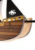 Glow Pirate Ship Ceiling Light Brown (32-100cm x 42cm) - One Size Image 4