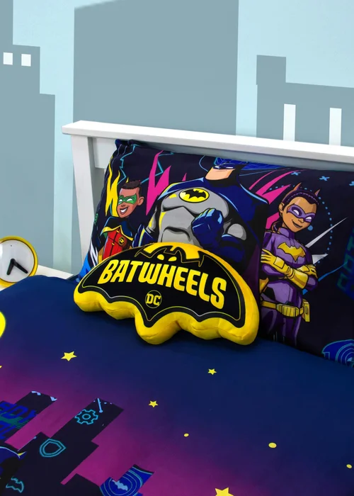 Batwheels Polycotton Reversible Duvet Cover Set - Single Image 4
