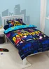 Batwheels Polycotton Reversible Duvet Cover Set - Single Image 1