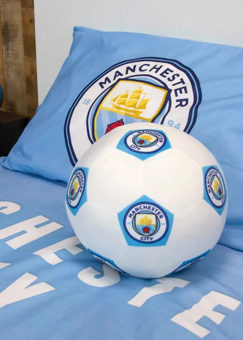 Manchester City FC Soccer 3D Decorative Cushion - One Size Image 3