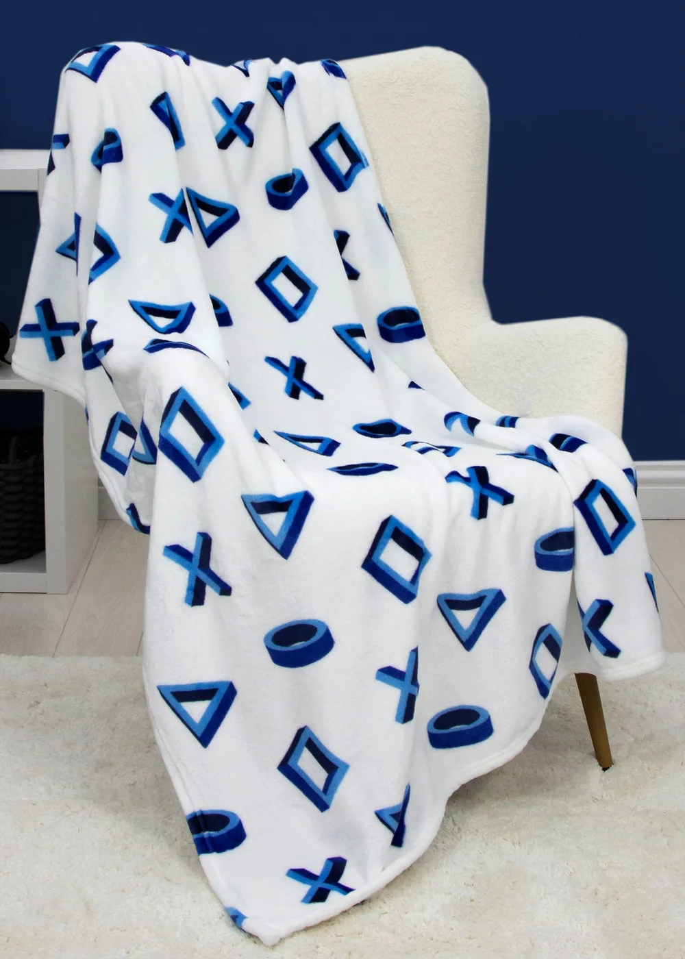 PlayStation Level Fleece Throw (100 x 150 cm) - One Size Image 1