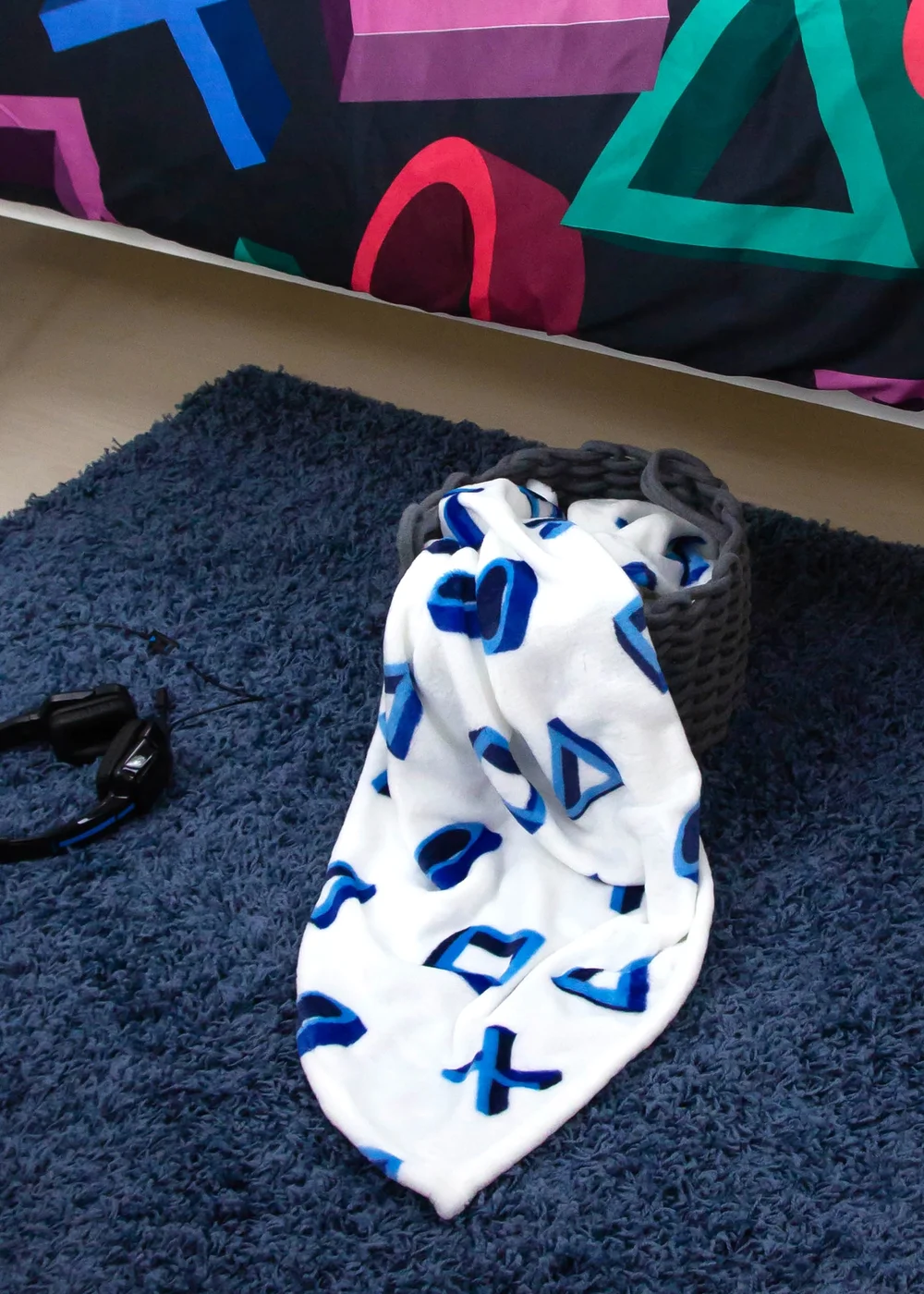 PlayStation Level Fleece Throw (100 x 150 cm) - One Size Image 4