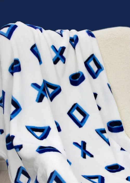 PlayStation Level Fleece Throw (100 x 150 cm) - One Size Image 2