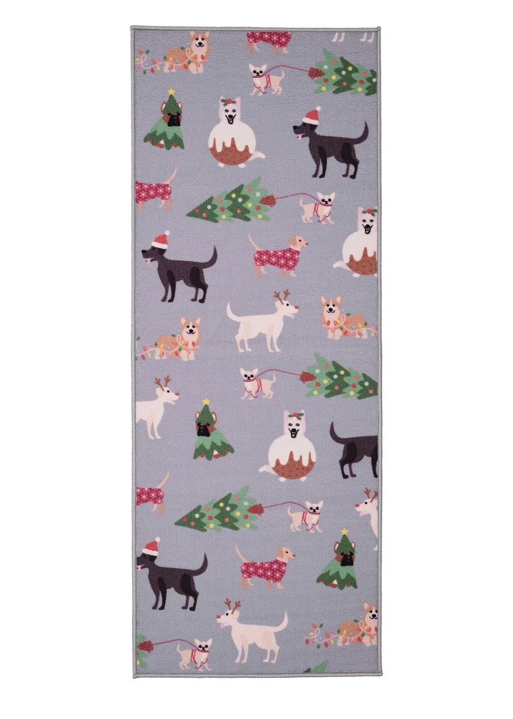 Homemaker Christmas Dogs Runner - 57 x 150cm Image 2