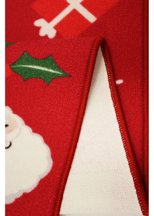 Homemaker Santa Stop Red Runner and Doormat Pack - 57 X 150 (57 X 40) Image 4