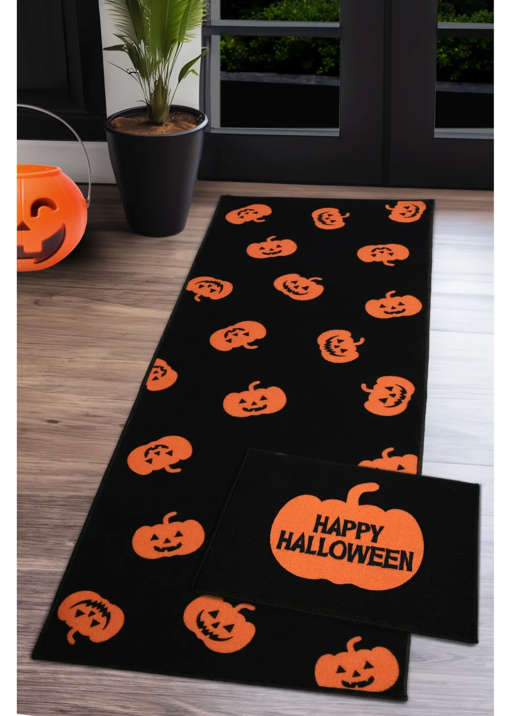 Homemaker Halloween Pumpkin Doormat and Runner - 57 X 150 (57 X 40) Image 1