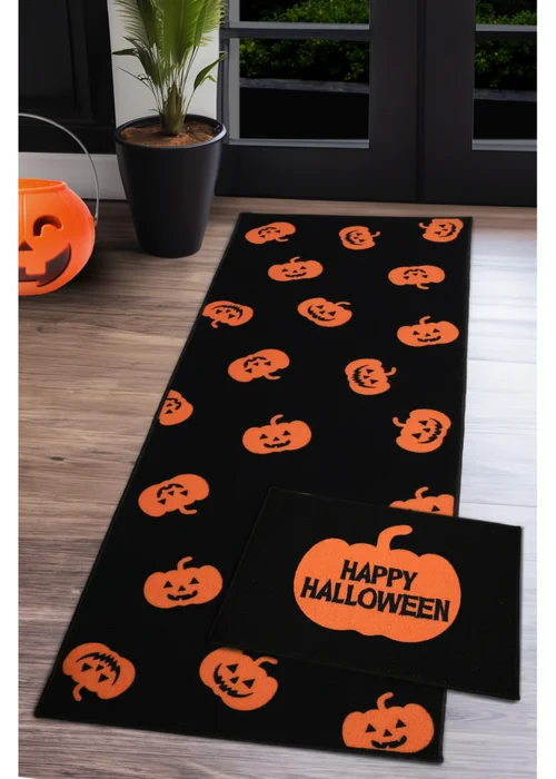 Homemaker Halloween Pumpkin Doormat and Runner - 57 X 150 (57 X 40) Image 1