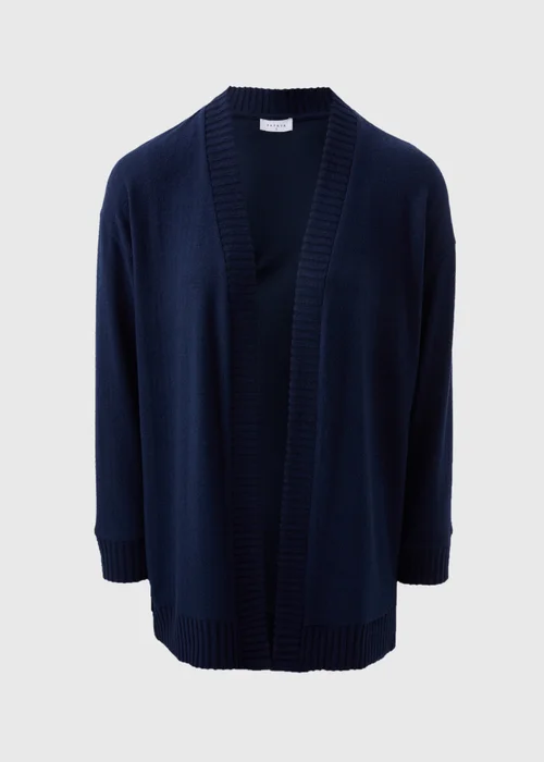 Navy Knitted Cardigan - S Image 4