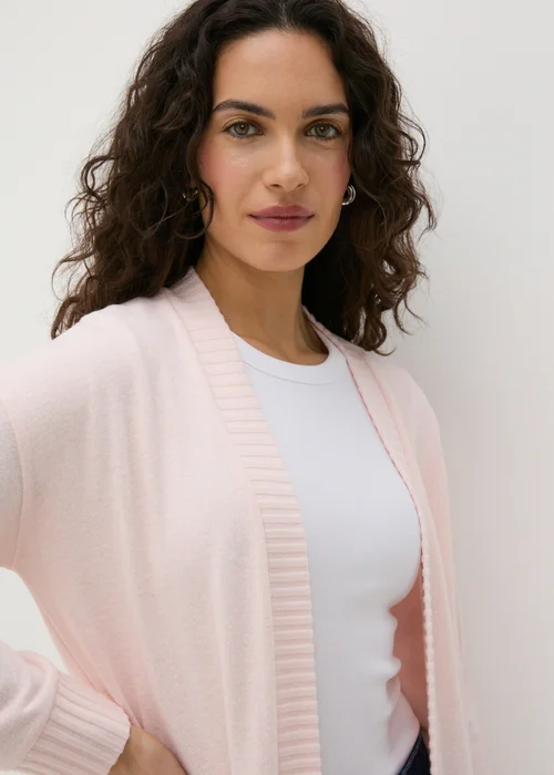 Pink Knitted Cardigan - S Image 3