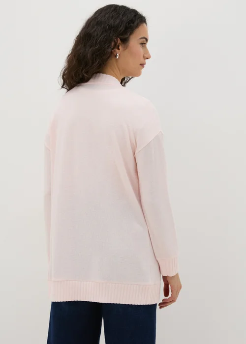 Pink Knitted Cardigan - S Image 2