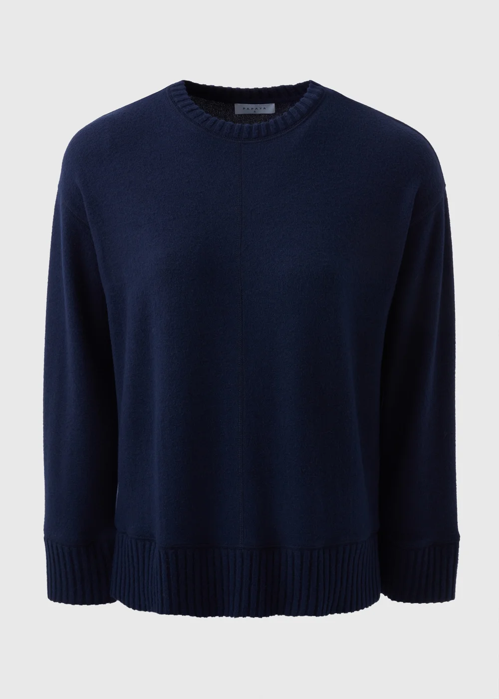 Navy Knitted Top - S Image 4