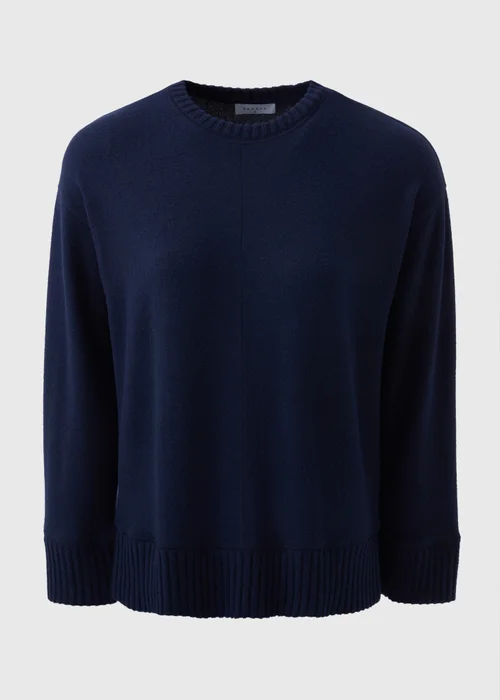 Navy Knitted Top - S Image 4