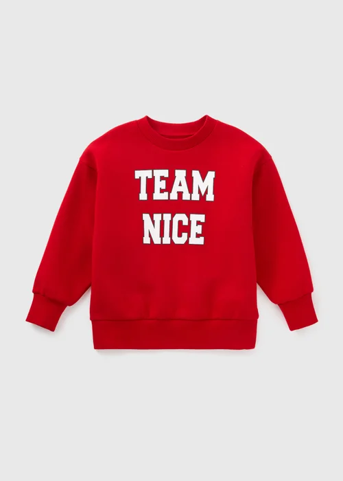 Kids Red Team Nice Sweatshirt (1-15 yrs) - 1-1.5 Yrs Image 1