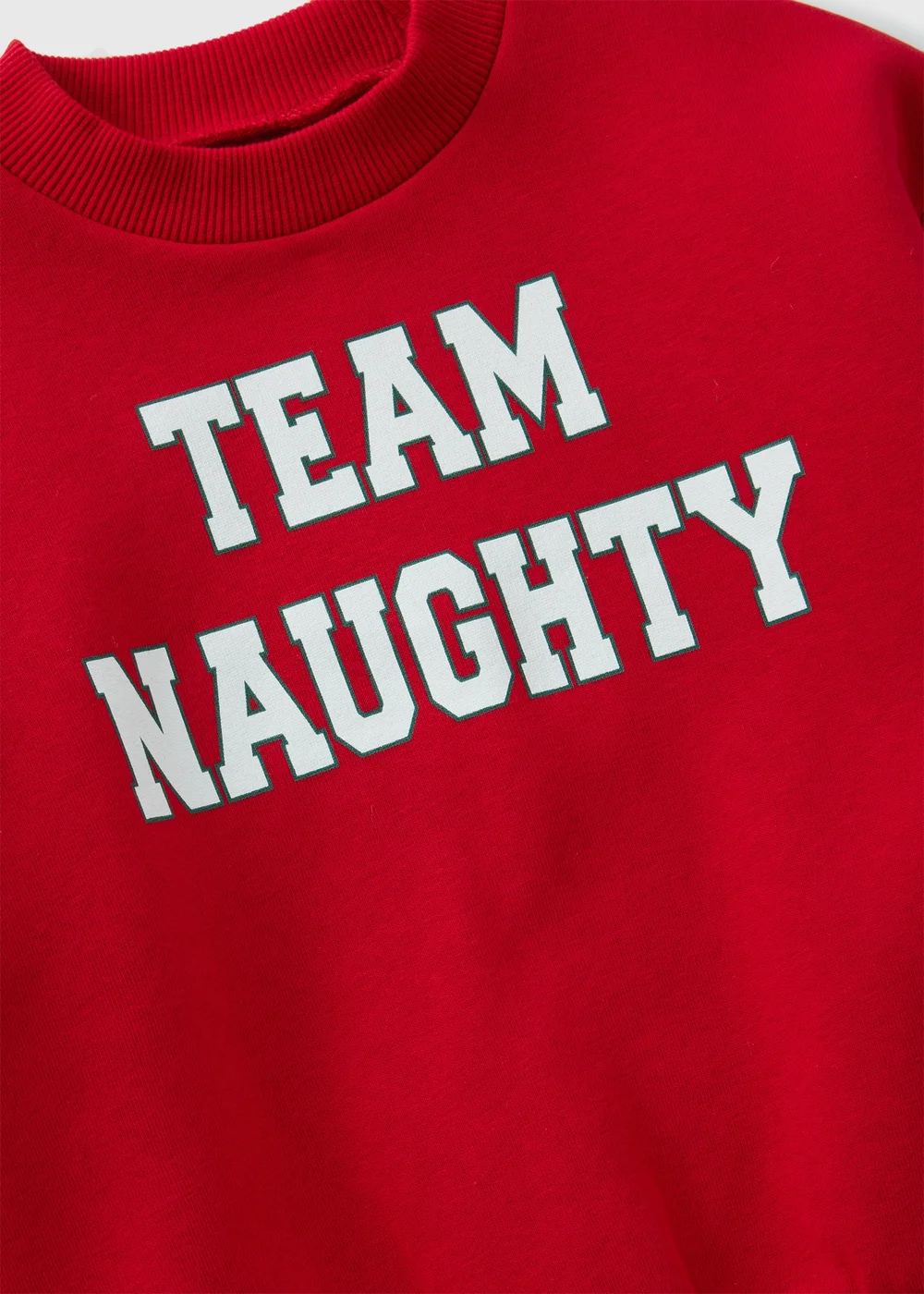 Kids Red Team Naughty Sweatshirt (1-15yrs) - 1-1.5 Yrs Image 2