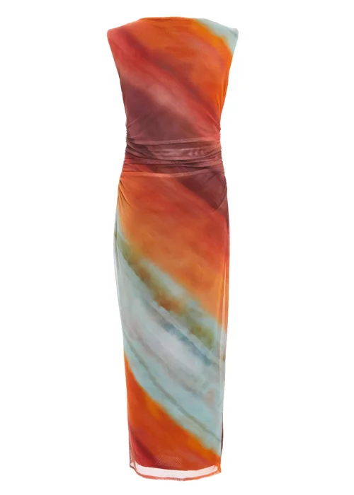 Quiz Orange Ombre Midaxi Dress - 6 Image 5