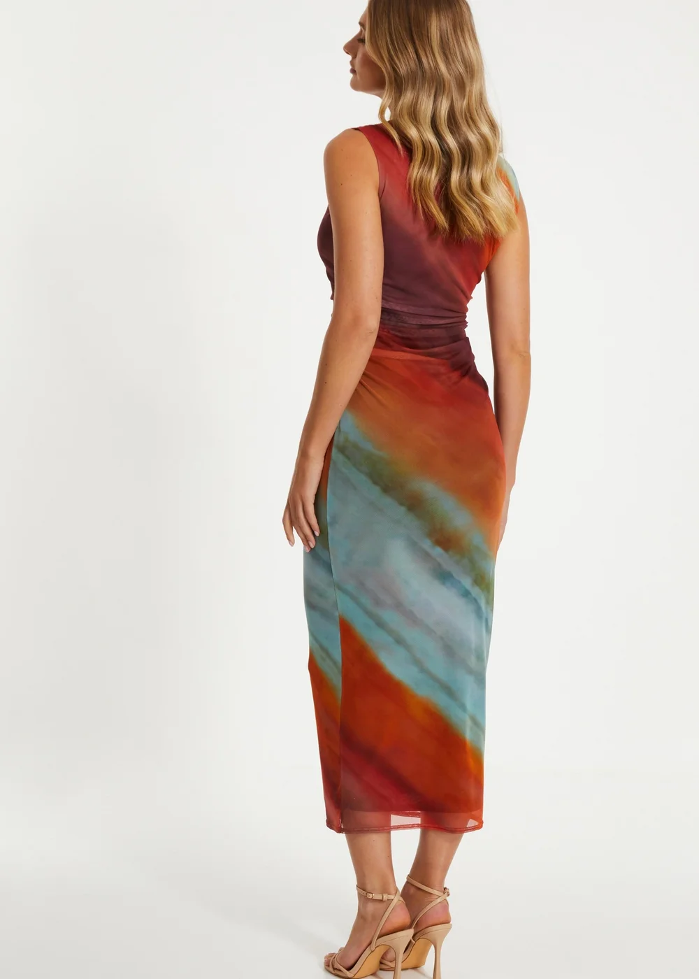 Quiz Orange Ombre Midaxi Dress - 6 Image 2