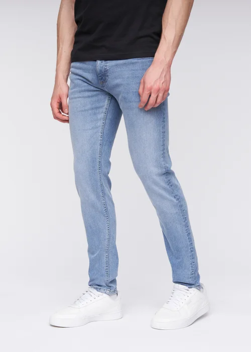 Henleys Light Wash Mayhen Slim Fit Jeans - 30/L30 Image 5