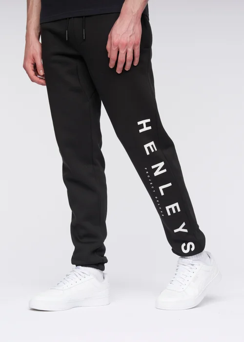 Henleys Black Classhen Joggers - M Image 1