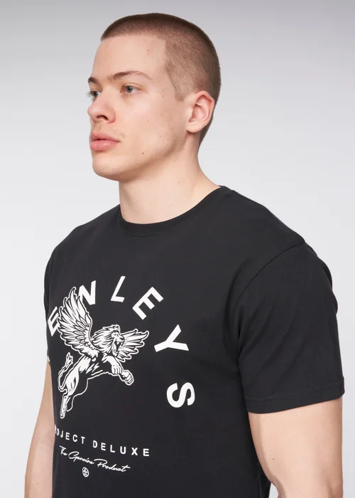 Henleys Black Colhen T-Shirt - M Image 3
