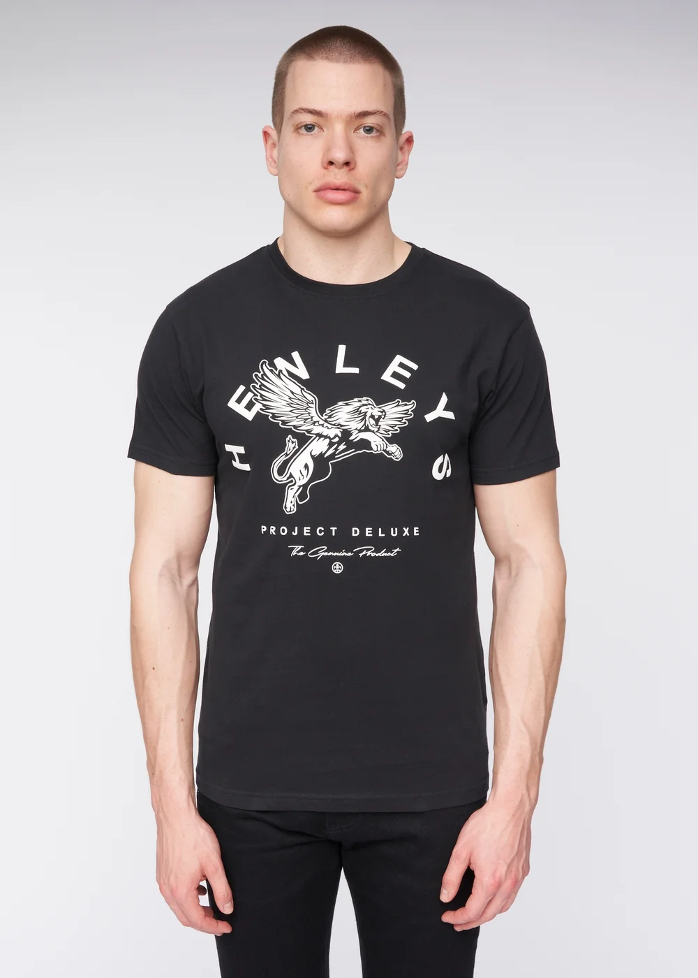 Henleys Black Colhen T-Shirt - M Image 5
