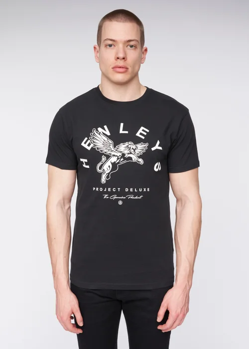 Henleys Black Colhen T-Shirt - M Image 5