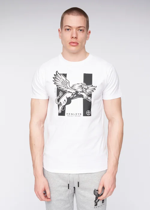 Henleys White Curveball T-Shirt - M Image 5