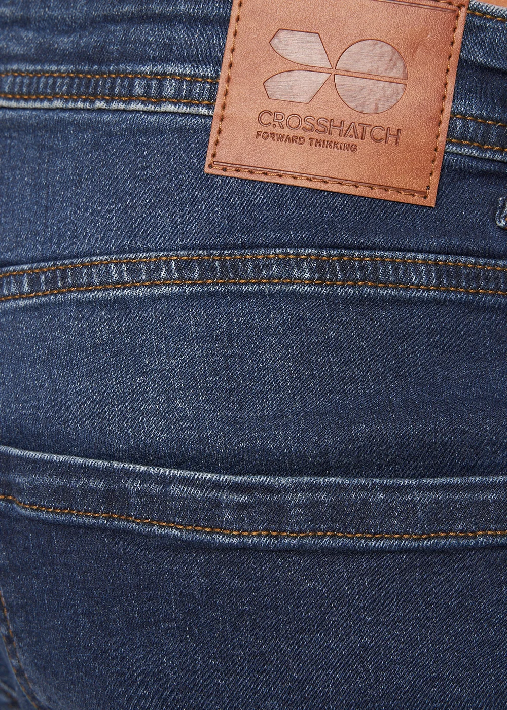 Crosshatch Mid Wash Tadcaster Denim Shorts - 30 W Image 5