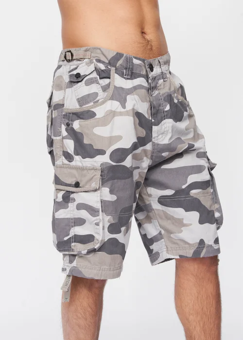 Crosshatch Charcoal Camo Jimster Shorts - 30 W Image 3