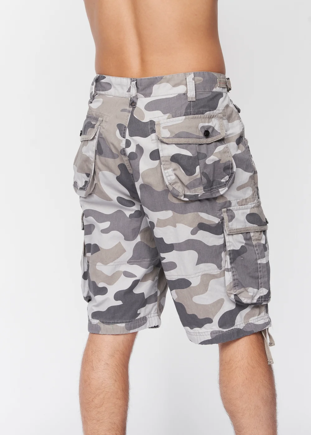 Crosshatch Charcoal Camo Jimster Shorts - 30 W Image 2