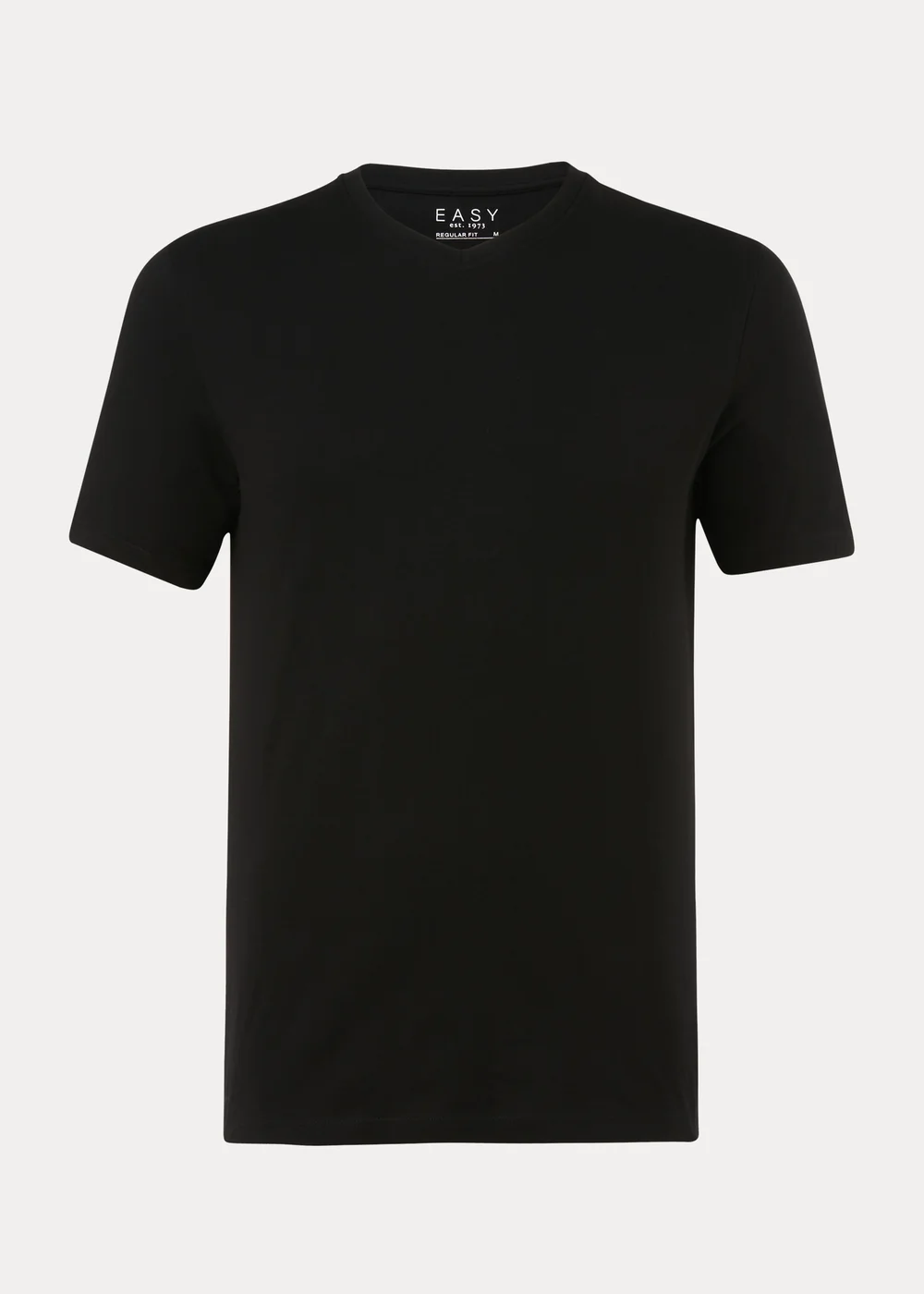 Black Essential V-Neck T-Shirt - XS Image 5