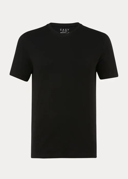 Black Essential V-Neck T-Shirt - XS Image 5