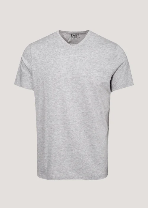 Grey Essential V-Neck T-Shirt - XS Image 3