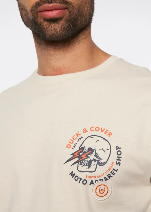 Duck & Cover Off White Blevins T-Shirt - XXL Image 3