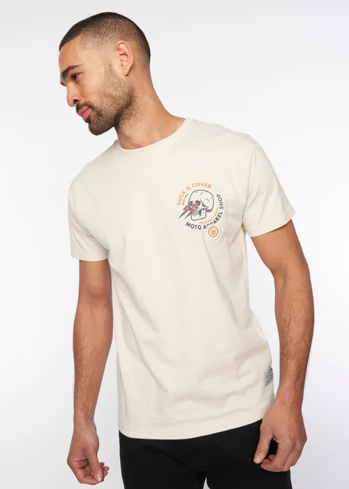 Duck & Cover Off White Blevins T-Shirt - XXL Image 1