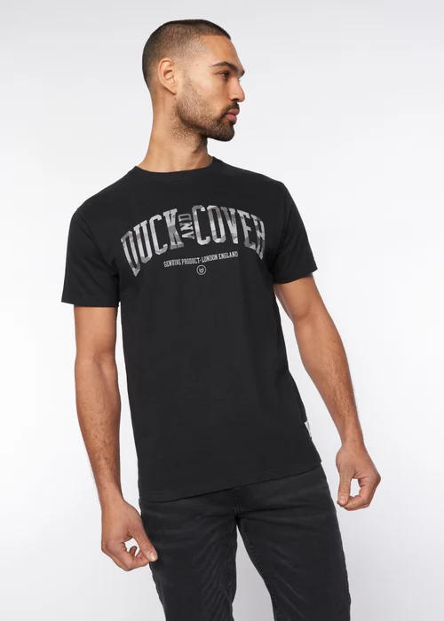 Duck & Cover Black Shaffer T-Shirt - M Image 1
