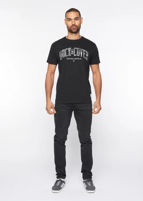 Duck & Cover Black Shaffer T-Shirt - M Image 4