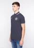 Duck & Cover Navy Keyaan Polo - L Image 5