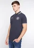 Duck & Cover Navy Keyaan Polo - L Image 1