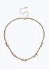 Muse Gold X Chain Necklace - One Size Image 1