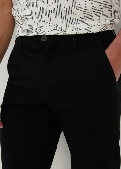 Black Slim Fit Chinos - 30 Waist Regular Image 3