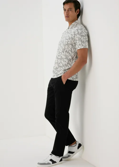 Black Slim Fit Chinos - 30 Waist Regular Image 4