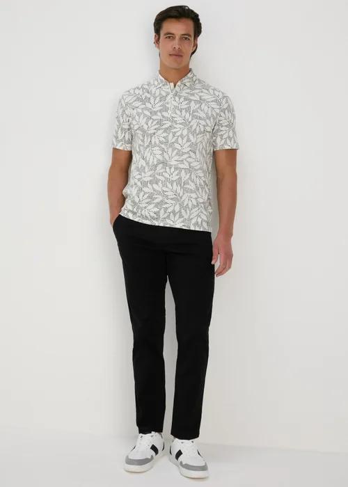 Black Slim Fit Chinos - 30 Waist Regular Image 1