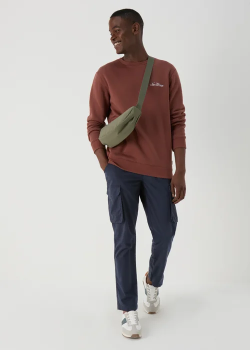 Navy Cargo Trousers - 30 Waist Regular Image 1