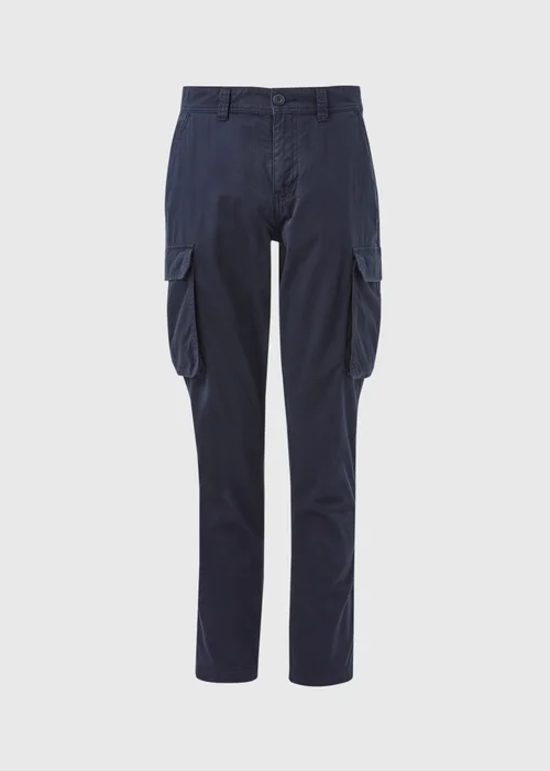 Navy Cargo Trousers - 30 Waist Regular Image 5