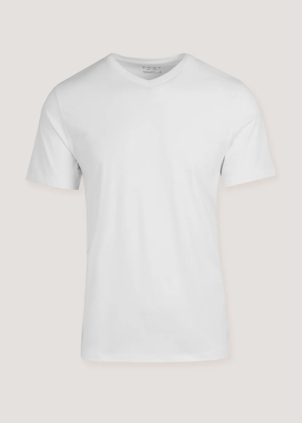 White Essential V-Neck T-Shirt - XS Image 5