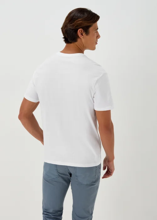 White Essential V-Neck T-Shirt - XS Image 2